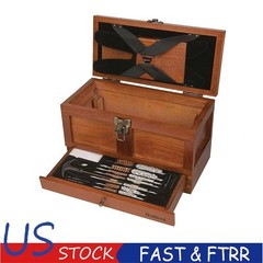 25 Piece Universal Wood Gun Cleaning Tool Chest (.22 Caliber and up) One Size