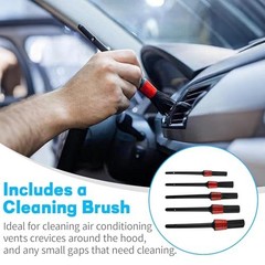High Pressure Car Cleaning Gun with 5 Brushes – Interior Dryer & Air Blow Gun