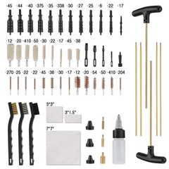 Universal Gun Cleaning Kit Pistol Shotgun Handgun Rifle Firearm w/Case