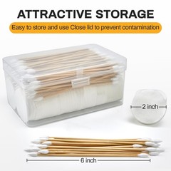 600PCS Round Gun Cleaning Patches and 200PCS Swabs – 800-Piece Rifle/Pistol