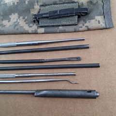 US Military Issue Rifle Gun Cleaning Kit Incomplete Digital Camo SEE PHOTOS