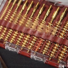 26Pcs Gun Cleaning Kit Jag and Bore Brush Set Caliber Labeled Case Maintenance