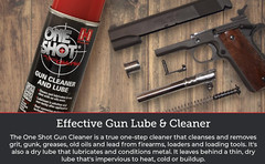 6 Pack Hornady One Shot Gun Cleaner and Case Lube, 10 oz – Aerosol Dry Lube
