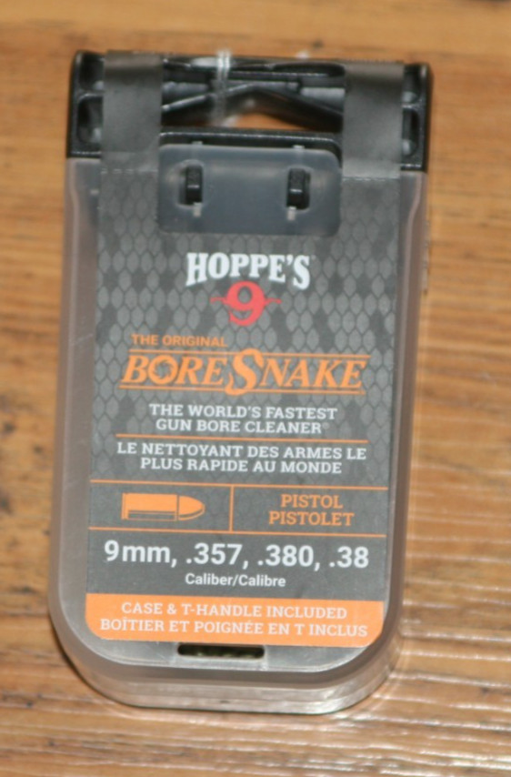Hoppe’s 9 The Original Bore Snake Pistol Cleaner – 9mm/.357/380/.38 Caliber