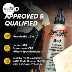 3-In-1 CLP Gun Oil, Lubricates & Preserves All Types of Firearms, Military-Grade