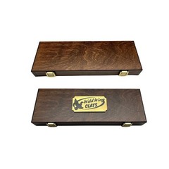 SHOTGUN Cleaning Kit 12 / 20 ga Wood box w/Snap Caps – Free Personalization
