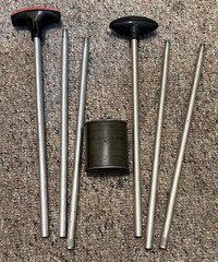 1960’s Outers Gunslick Shotgun Cleaning Kit 12 ga. & Extras Curran Bore Cleaner