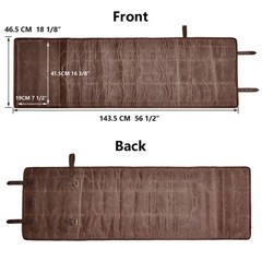 Waxed Canvas Cleaning Mat, 59″ x 18″ Large Cleaning and Shooting Mat Pad, Por…