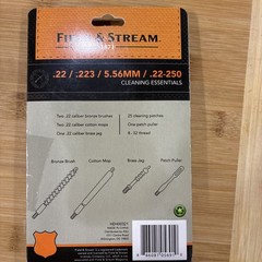 NIB OLD FIELD AND STREAM .22 .223 5.56 MM Cal Cleaning Essentials GUN CLEANING