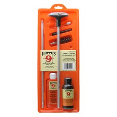 12 ga Shotgun Cleaning Kit Gun Cleaner, Lube Brush Jag Bore Patches Hoppes 9