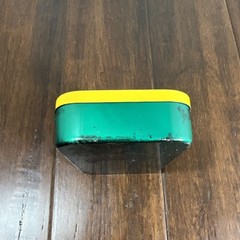 Vintage Gun Cleaning Kit By Outers- Metal Yellow And Green Case With All Parts