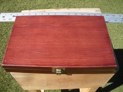 Gunmaster Universal Gun Cleaning Kit Wood Case Few Pieces were used