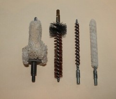 5.56 or 223 Chamber & Bore Cleaning Brushes and Mops 8-32 thread Ships free