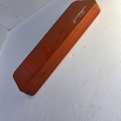 Vintage JC Higgins rifle Gun Cleaning Kit Sears Roebuck No. 2142 Red Case