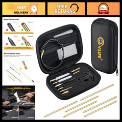 Universal Gun Cleaning Kit for .177 .22 9mm .40 .45 Rifle Handgun Airgun Accesso