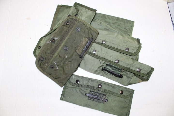 US Military Issue .223 5.56 Rifle Gun Cleaning Kit Pouch Nylon Od Green Case 1