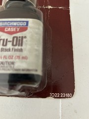 Birchwood Casey Tru-Oil Clear Gun Stock Finish 2.5 fl oz Linseed Oil NOS