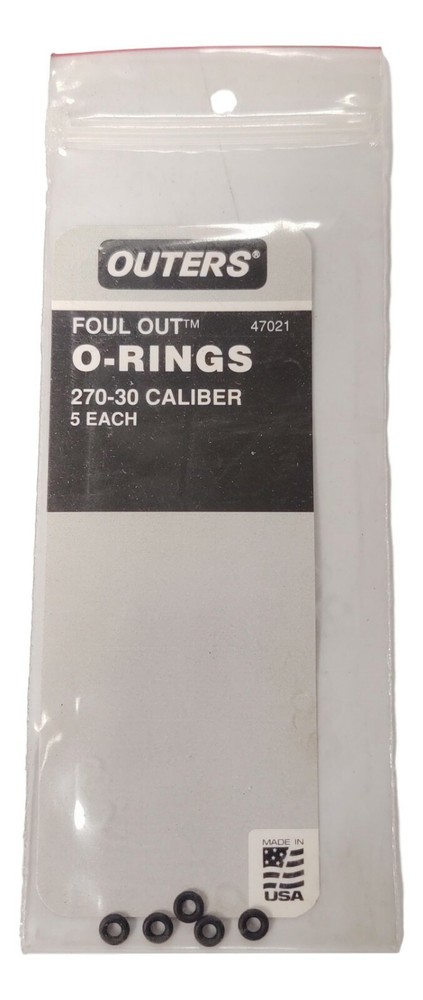 Outers Foul Out 47021 O-Rings 270-30 Caliber – 5 Pack