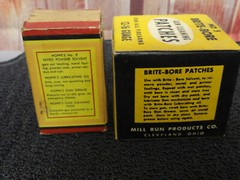 Brite Bore and Hoppe’s Gun Cleaning Patches – NOS- origional box’s
