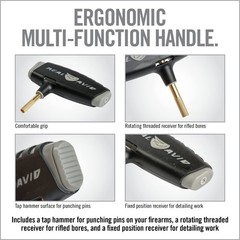 Universal Gun Cleaning Kit for 12 Ga, 20 Ga, .45, .40, 9MM, .22 Cal & More