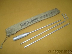 Vintage Mill-Rose Brite Bore 30 Cal 3 Piece Cleaning Rod Aluminum