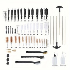 New Universal Gun Rifle Pistol Handgun Shotgun Firearm Cleaning Kit Set w/Case