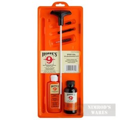 Hoppe’s .38 357 9mm Pistol CLEANING KIT Solvent Oil Patches Rod PCO38B FAST SHIP
