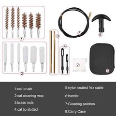 For Gun Handgun Pistol Rifle 43 Pcs Cleaning Kit Set 22.357.38.45.40