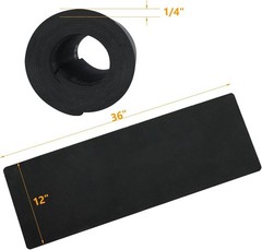 Cleaning Mat, 2X Thicker and Large Gun Mat with Anti-Slip, Oil Resistant Black
