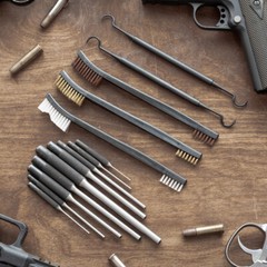 14Pc Gun Repair Kit in a Zippered Case, 9Pc Rolling Punch, 3Pc Double Ended Brsh