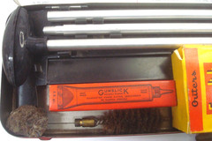 Vintage Outers Gunslick Shotgun Cleaning Kit No 12 Ga Red Tin Case WESTPOINT OEM