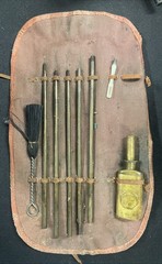 Ol’ Sarge Gun Cleaning Kit Handmade Tool Roll Period Correct USED Missing Handle