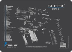 For Glock GEN 6 Armorers Bench Cleaning Mat Cerus Gear
