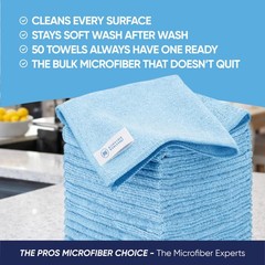Microfiber Wholesale 12 X 12 Microfiber Cleaning Cloths 50 – Wash Rags