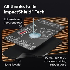 Tactical Gun Cleaning Mat for Glock – Double Thickness, Exploded Diagram, 20×12″