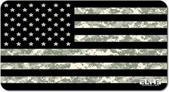 ELITE OUTDOORS Digital CAMO American Flag Gun Cleaning MAT 12″ x 22″ MADE IN USA