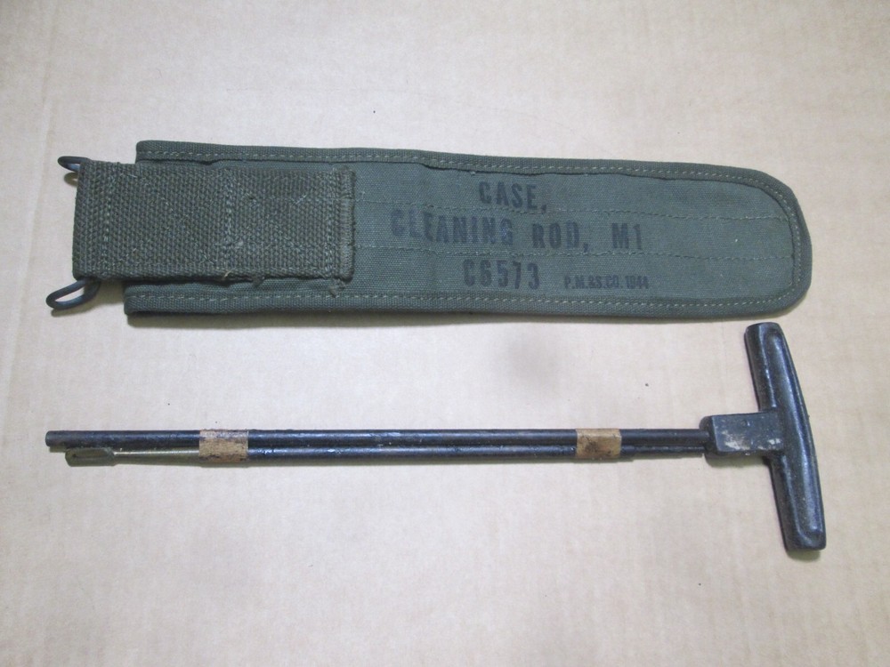 Unissued WW2 USGI 30 Cal. M1Carbine Cleaning Rod Set with Unissd 1944 Dated Case
