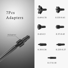 Versatile Bore Sighter for Handguns, Rifles & Shotguns – 7 Adapter Set Included