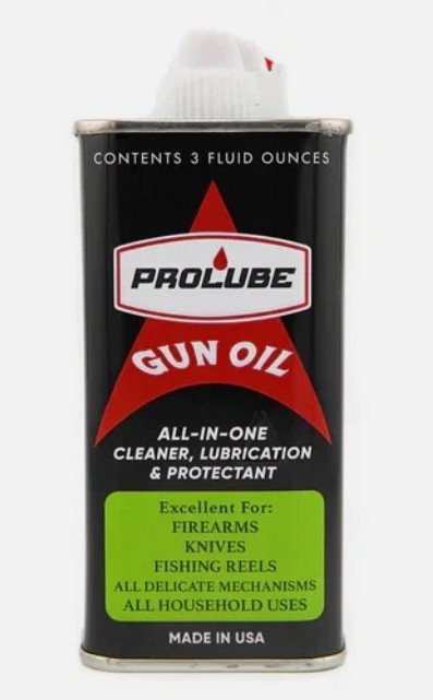 Prolube Gun Oil, 3 OZ, Clean, Lubricate, Protects Guns, Rifles