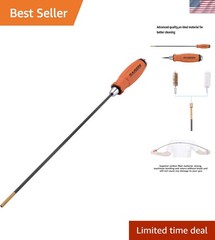 Ergonomic 36-Inch Carbon Fiber Gun Cleaning Rod, Ideal for Pistol & Rifle Owners
