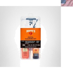 Portable No. 9 Firearm Cleaning Kit with Solvent & Brush for 9mm & .38/.357