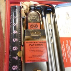 Vintage Sears Shotgun Cleaning Kit 410 ga NO. 2142