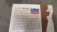Vintage Mint Birchwood Casey Stock Finish Kit in Original Box Gun Rifle