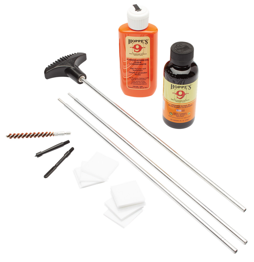 Hoppe’s U30B Rifle Cleaning Kit .30 Cal Aluminum w/ Clamshell