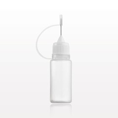 1 oz bottles with stainless with needle tip and cover – 4 bottles -Free Shipping