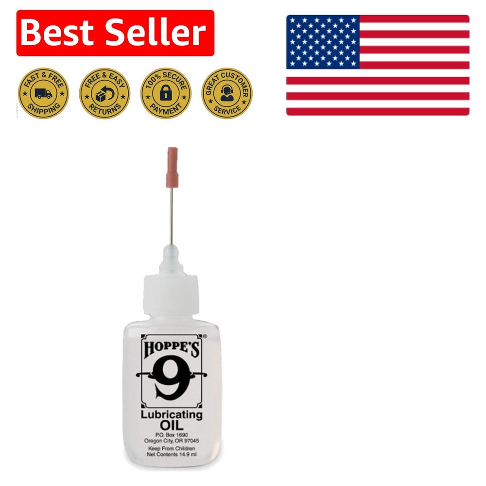 No. 9 Lubricating Oil – High Viscosity Precision Bottle for Firearms & Reels