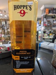 Hoppe’s Pistol Cleaning Kit with Aluminum Rod for .38, .357 and 9mm Caliber Guns