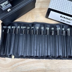 Vintage Tasco Shot Saver 30/35E Bore Sighter Collimator Complete 14 Bore Studs