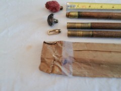 Vintage Eureka #95 3 Shotgun Cleaning Rods w/ 3 Implements, Ortginal Package