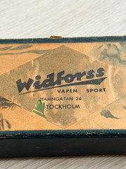 Vintage Widforss Gun Cleaning Kit in Original Box Stockholm Sweden Rifle Shotgun